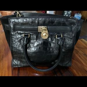 NWOT Authentic Michael Kors Black Satchel